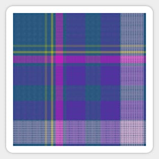 Big Blue Plaid Sticker